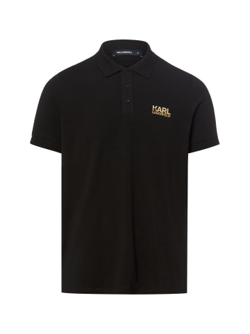 Karl Lagerfeld Poloshirt in schwarz