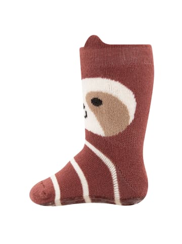 ewers Stoppersocken Waschbär 3-D Ohren in ziegel