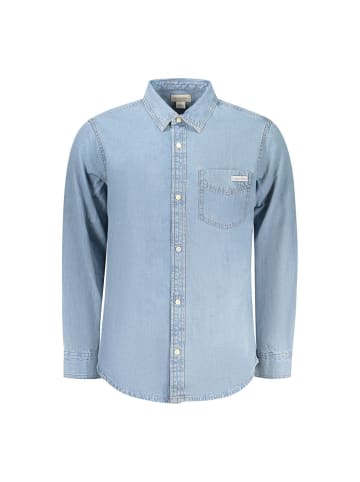 Calvin Klein Blau Baumwolle Herren Hemd