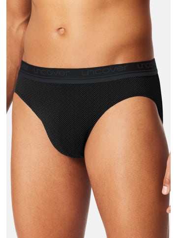 UNCOVER BY SCHIESSER Rio Slip / Unterhose Cotton in Schwarz
