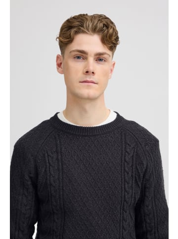 CASUAL FRIDAY Strickpullover CFKRISTIAN crew neck cable knit in Blau