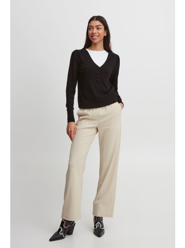 b.young Strickpullover BYMMPIMBA1 BUTTON JUMPER - 20812781 in black denim