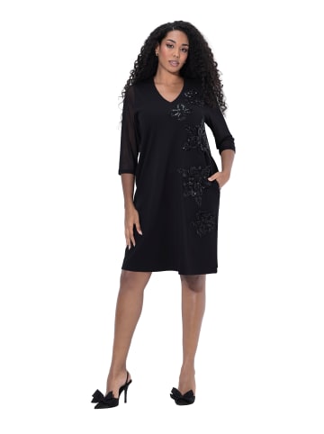 Ulla Popken Midikleid in schwarz