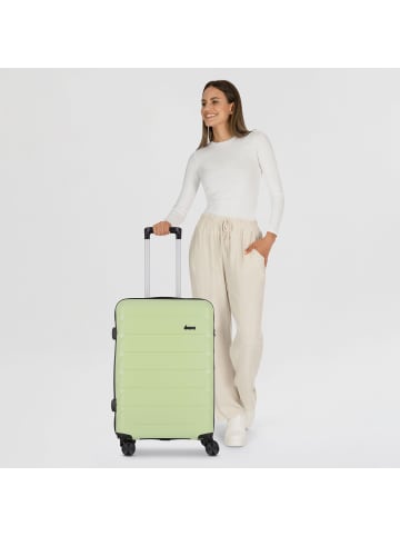 D&N Travel Line 4100 4 Rollen Trolley M 64 cm lime green