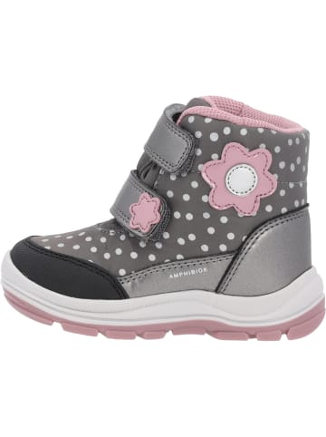 Geox Lauflernschuhe in dk grey/pink