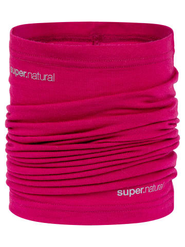 super.natural Merino Multifunktionstuch in pink