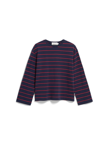 armedangels Marynaa Langarmshirt in marine rot