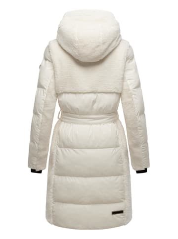 Navahoo Wintermantel Funkelteddy 14 in Offwhite