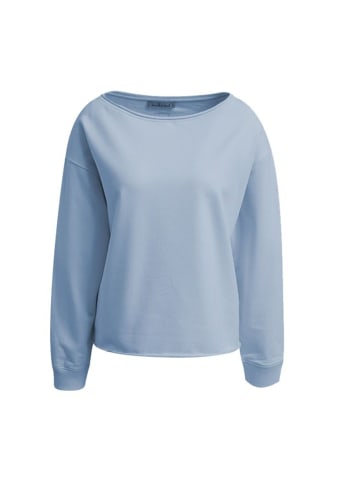 Smith&Soul Boxy Sweatshirt mit weitem U-Boot-Ausschnitt in Light Blue