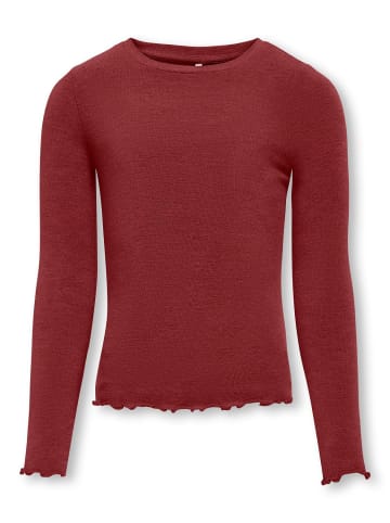 KIDS ONLY Basic Langarmshirt KOGAMOUR L/S TOP JRS in syrah