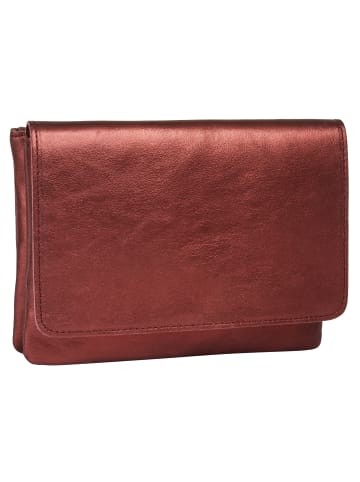 Cluty Umhängetasche echt Leder in rot