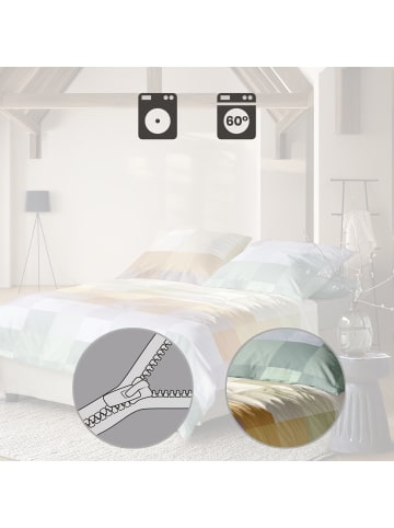 Irisette Mako-Satin Bettwäsche in gelb