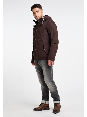 ICEBOUND Herren Winterjacke in Dunkelbraun