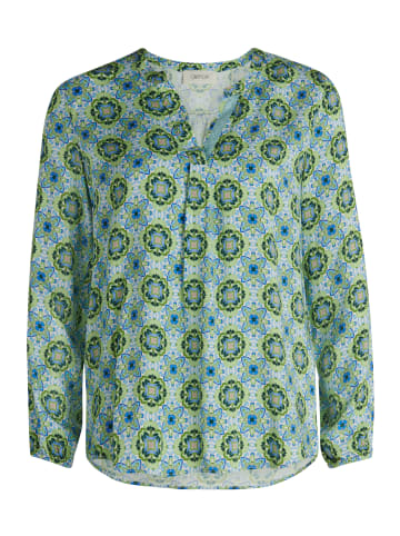 CARTOON Blusenshirt mit Muster in Green/Blue