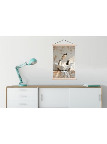 MuchoWow Poster mit Leiste Pinguine  (BxH)
