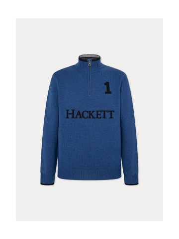 Hackett London Jersey in Blau