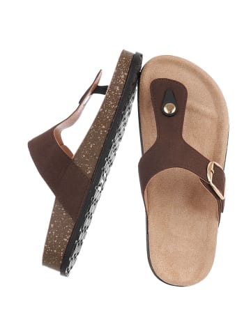 Ital-Design Sandale & Sandalette in Braun