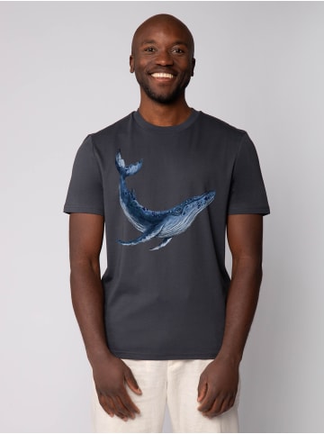 wat? Apparel T-Shirt Wal in India Ink Grey