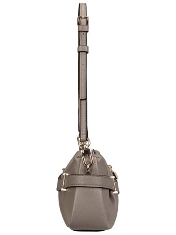 Guess Handtasche Yesba Mini Top Zip in Dark Taupe
