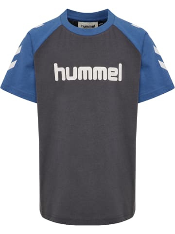 Hummel Hummel T-Shirt Hmljr Logo Multisport Kinder in EBONY