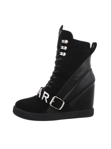 Ital-Design Stiefelette in Schwarz