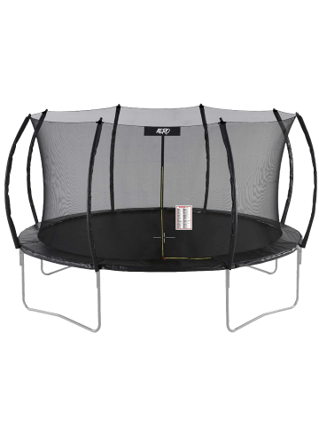React Aero Trampolin in Schwarz 4,27m