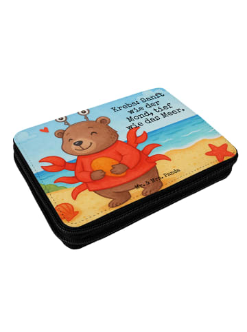 Mr. & Mrs. Panda Mäppchen Krebs Astrologie Design mit Spruch in Weiß