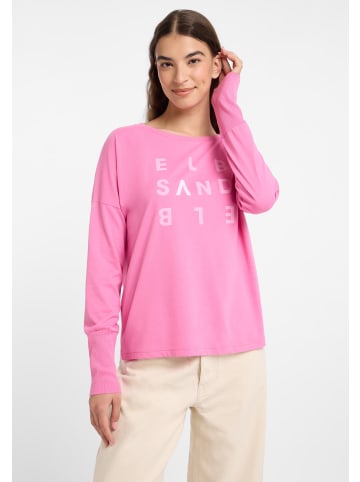 ELBSAND Langarm T-Shirt Ingiara in Magenta Sky