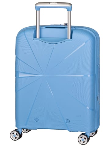 American Tourister Trolley Starvibe Spinner 55 EXP in Tranquil Blue