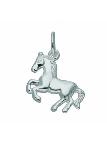 Adeliás Damen 925 Silber Anhänger Pferd in silber