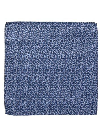 Finshley & Harding London Krawatte und Einstecktuch in indigo rosa - 0001