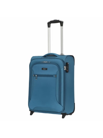 D&N Travel Line 6404 - 2-Rollen-Trolley S 49 cm in petrol