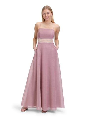 Vera Mont Abendkleid mit Effektgarn in Rose/Cream