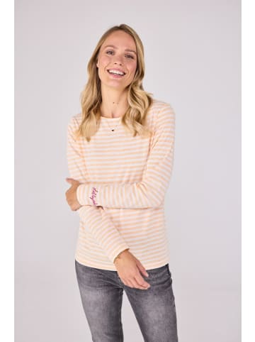 LIEBLINGSSTÜCK Streifenpullover für Damen in orange