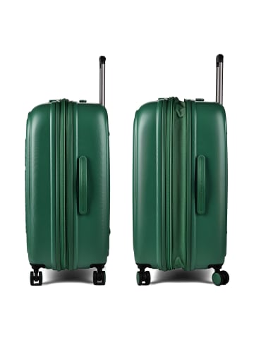 Mandarina Duck Logoduck + 4 Rollen Trolley M 69 cm foliage green