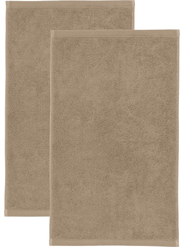 Erwin Müller Frottier Gästetuch 2er-Pack Heidenheim in hellbraun