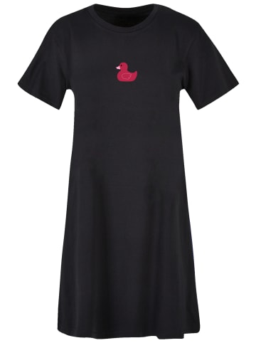 F4NT4STIC Damen T-Shirt Kleid Gummiente in schwarz