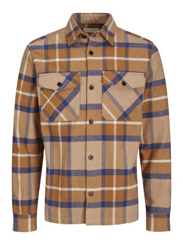 Jack & Jones Overshirt in Leather Brown