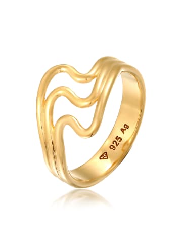 Elli Ring 925 Sterling Silber in Gold