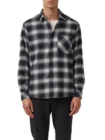 S.OLIVER RED LABEL Langarmhemd in Schwarz