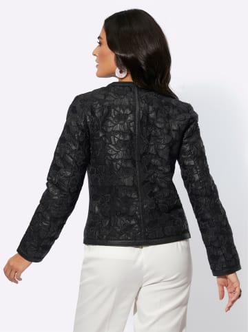 Mainpol Lederblazer in schwarz