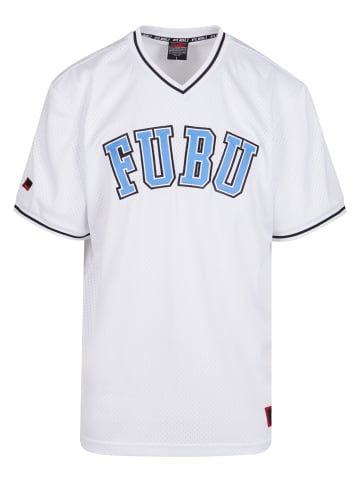 FUBU Mesh-T-Shirts in white