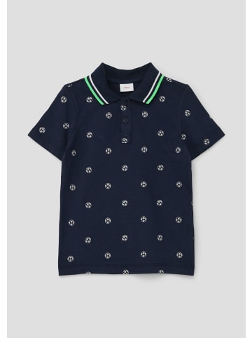 s.Oliver Polo-Shirt kurzarm in Blau