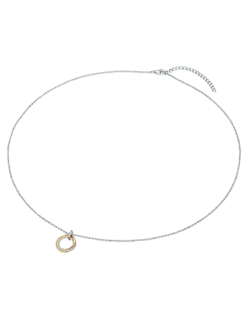 Lulu & Jane Diamant-Kette Sterling Silber Diamant in silber/gelbgold/roségold