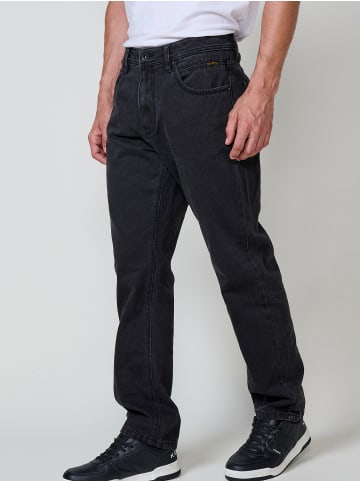 KOROSHI Bequeme passform jeans. in SCHWARZ