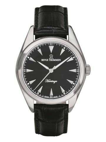 Revue Thommen Automatikuhr für Herren in Schwarz