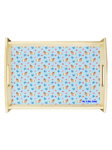 Mr. & Mrs. Panda sofatablett Meerschweinchen Weisheit ohne Spruch in Blau