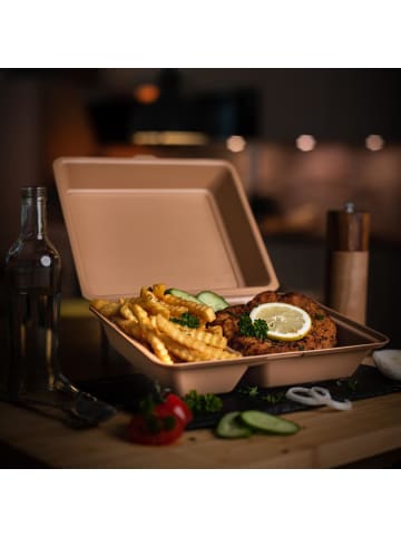 elasto Menübox "ToGo" large in schlichtes schwarz