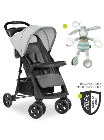 Hauck Buggy Shopper Neo II inkl. XXL Zubehörpaket in grau,schwarz