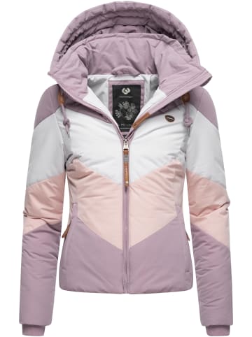 ragwear Winterjacke Novva Block in Lavender